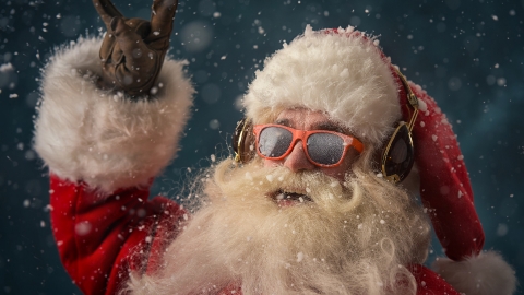 Создание интернет-баннера «Санта Garmin»