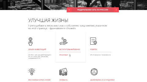 Дизайн посадочной страницы для агентств недвижимости «Этажи»